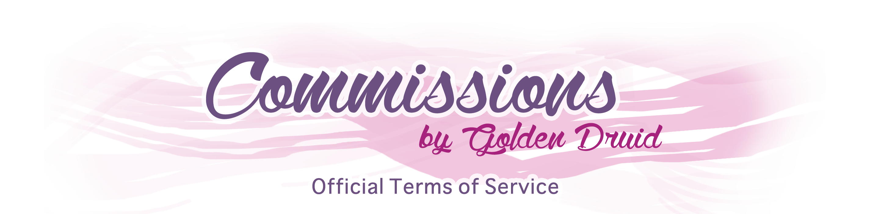 Commissions by GoldenDruid - Official Terms of Service