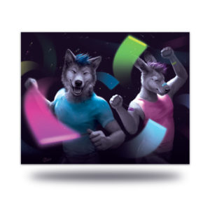Party Party Print furry art