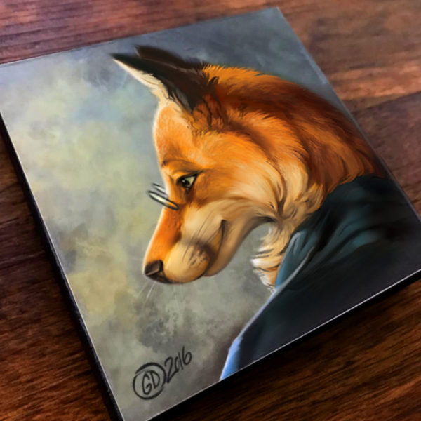 Clever As A Fox Canvas Art Print
