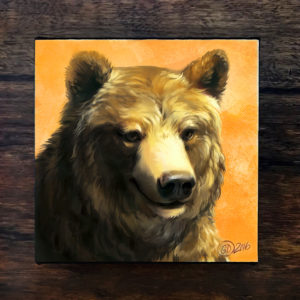 Honey Bear Canvas Art Print