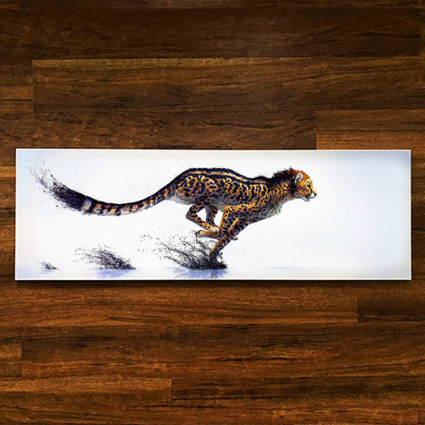 Ink Blitz Cheetah Canvas Art Print