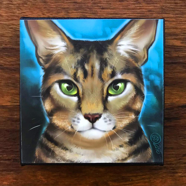 Tabby Cat Canvas Print