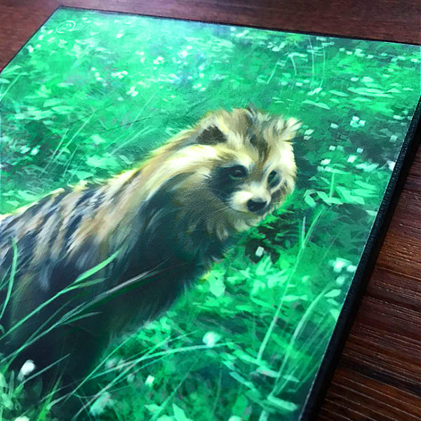 Tanuki Racoon Dog Canvas Print