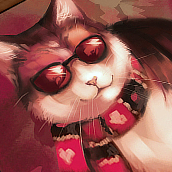 Cool Pet Cat Canvas Art Print