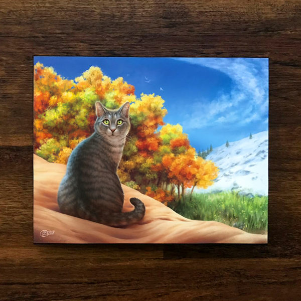 Lucys Cat Realm Canvas Art Print