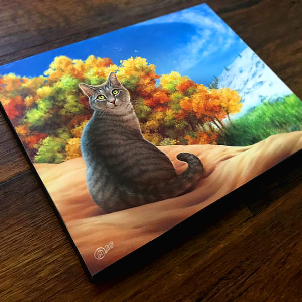 Lucys Cat Realm Canvas Art Print