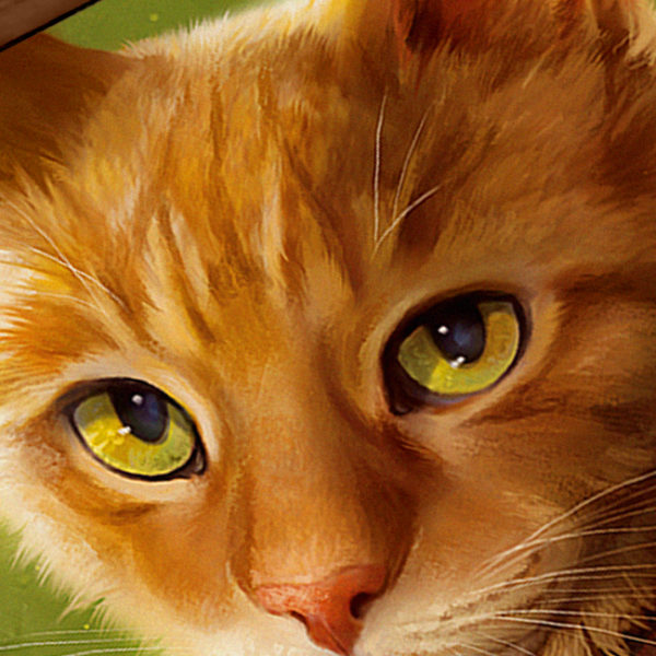 Orange Cat Canvas Art Print