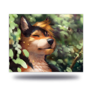 Echos of the Forest Furry Art Print
