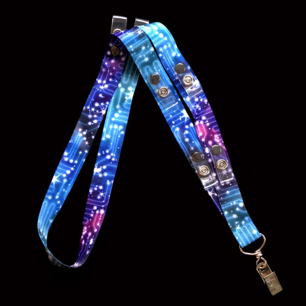 Celestial Circuitry Ultimate Badge Lanyard